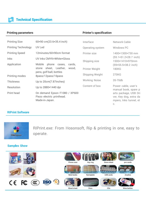 RF-6090 PRO Specification